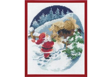  92-1261 Санта Клаус (Santa Claus. Набор для вышивания крестом PERMIN