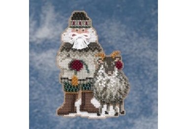 вишивка гладдю MH209301 Гренландский Санта. Набір для вишивки в змішаній техніці Mill Hill вишивка гладдю MH209301 Гренландский Санта. Набір для вишивки в змішаній техніці Mill Hill