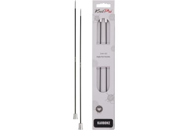 спицы для вязания 41280 Спицы прямые Karbonz KnitPro 35 см 2.00 мм спицы для вязания 41280 Спицы прямые Karbonz KnitPro 35 см 2.00 мм