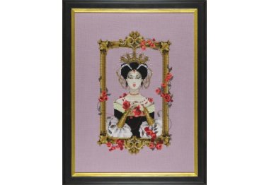  MD184 Portrait Queen//Портрет Королеви. Схема для вишивання хрестом на папері Mirabilia Designs