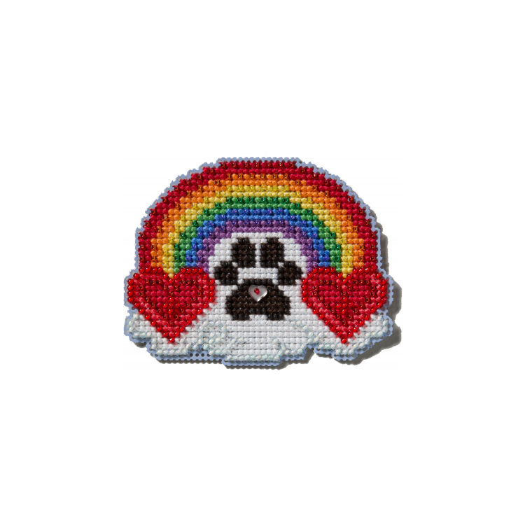 MH182515 Любовь к животным. Набор для вышивки в смешанной технике Mill Hill - 1