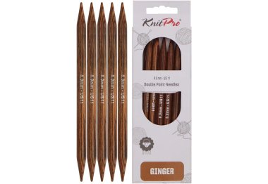 спиці для в'язання 31034 Спиці шкарпеткові Ginger KnitPro, 20 см, 8,00 мм спиці для в'язання 31034 Спиці шкарпеткові Ginger KnitPro, 20 см, 8,00 мм