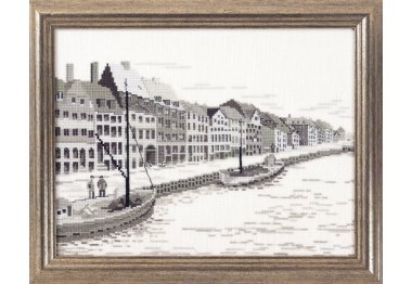 70-5131 Гавань. Набор для вышивания крестом PERMIN 70-5131 Гавань. Набор для вышивания крестом PERMIN