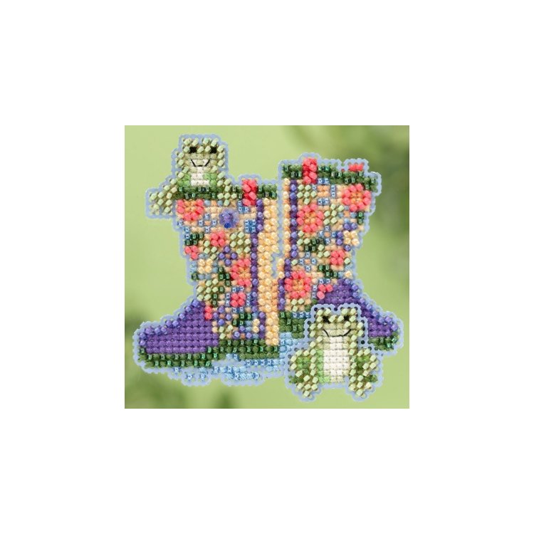 MH185101 Садовая обувь. Набор для вышивки в смешанной технике Mill Hill - 1