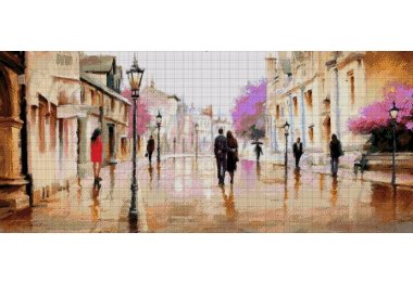  40-3034-НП Прогулка. Набор Для вышивки бисером ТМ Токарева А.