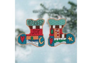 вышивка гладью ST141616 Радость. Набор для вышивки в смешанной технике Mill Hill