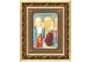 Б-1085 ікона Введення в храм Пресвятої Богородиці Набір для вишивки бісером
