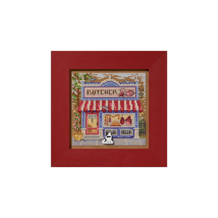 MH142516 М'ясний магазин. Набір для вишивки в змішаній техниці Mill Hill - 1