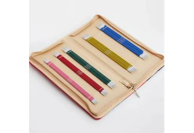 спицы для вязания 47401 Набор носочных спиц 15 см Zing KnitPro