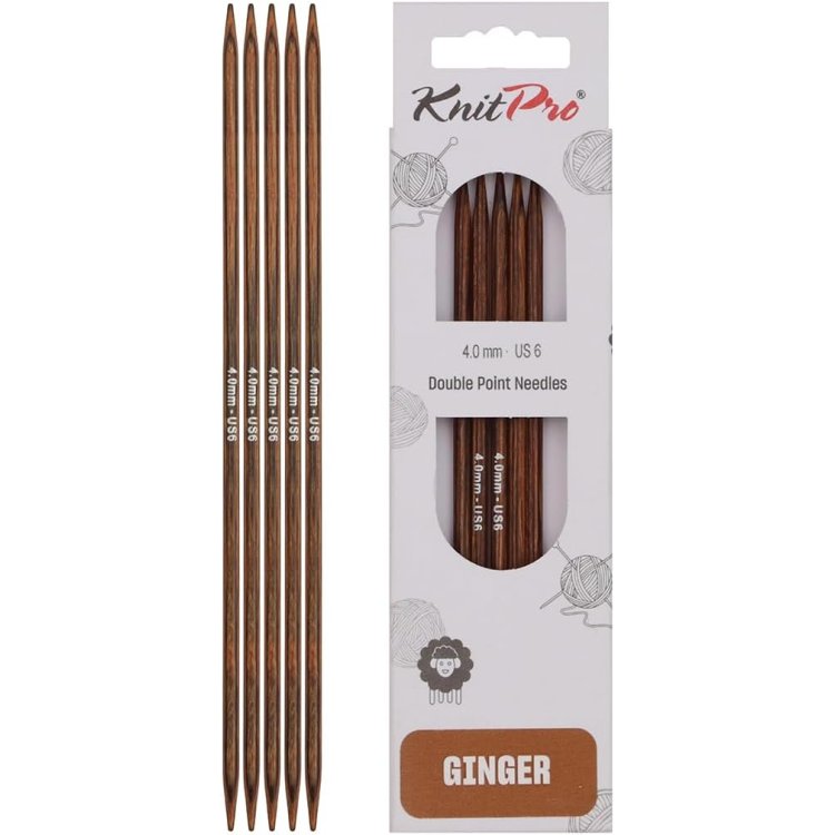 31309 Спиці шкарпеткові Ginger KnitPro, 12,5 см, 4.00 мм - 1 31309 Спиці шкарпеткові Ginger KnitPro, 12,5 см, 4.00 мм - 1