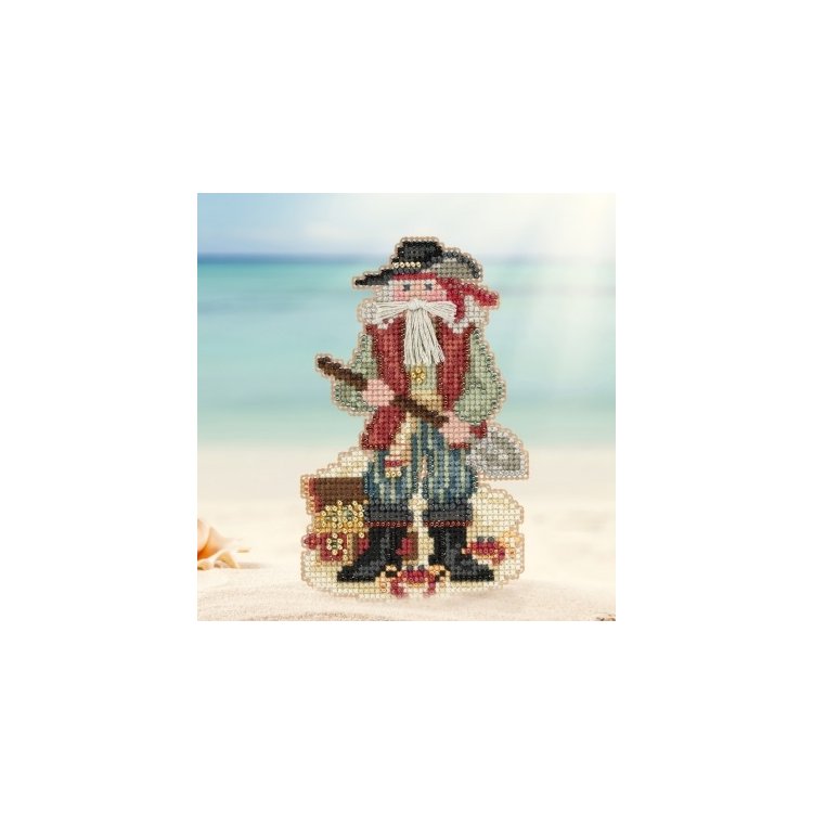MH201733 Барбадосский Санта. Набор для вышивки в смешанной технике Mill Hill - 1
