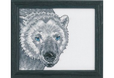  14-4133 Полярний ведмідь (Polar bear. Набір для вишивання хрестом PERMIN