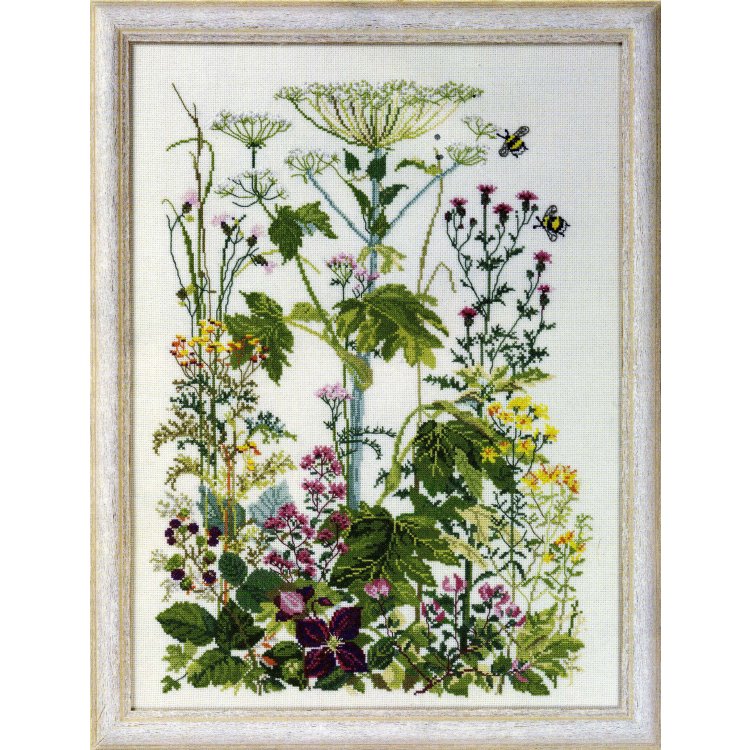 70-4153 Квіти на узбіччі. Набір для вишивання хрестом PERMIN - 1 70-4153 Квіти на узбіччі. Набір для вишивання хрестом PERMIN - 1