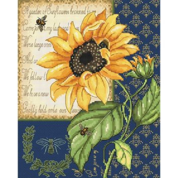 Набор для вышивки крестом LETI 998 Sunflower Melody. Letistitch - 1