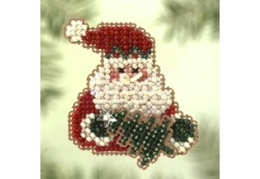 вышивка гладью h124 Санта Йель. Набор для вышивки в смешанной технике Mill Hill вышивка гладью h124 Санта Йель. Набор для вышивки в смешанной технике Mill Hill