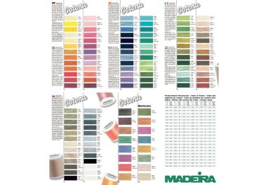  125 карта кольорів Cotona Madeira