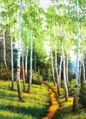 43-2898-НТ Тропинка. Набор для вышивания бисером ТМ Токарева А. - 1