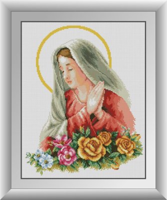 30789 Пресвятая Дева Мария. Набор для рисования камнями Dreamart - 1
