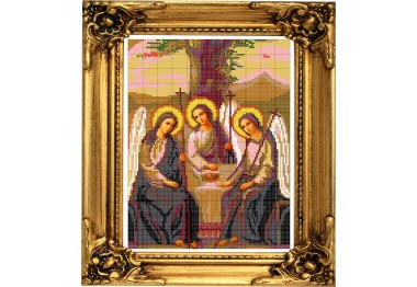  ПВ-356/3 Ікона Св. Трійці. Схема для вишивки бісером