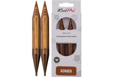 спицы для вязания 31216 Спицы съемные Ginger KnitPro, 15.00 мм