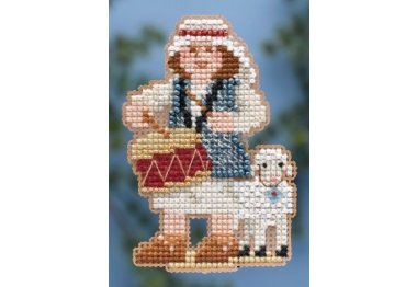 вышивка гладью MH184305 Барабанщик. Набор для вышивки в смешанной технике Mill Hill