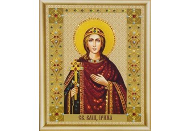  КС-081 Икона святой мученицы Ирины Набор картина стразами
