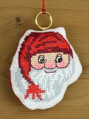 01-6257 Санта Клаус. Набор для вышивания крестом PERMIN - 1 01-6257 Санта Клаус. Набор для вышивания крестом PERMIN - 1