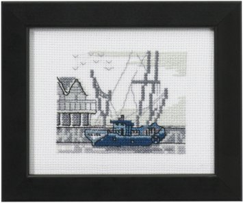 14-0137 Вітрильник. Набір для вишивання хрестом PERMIN - 1