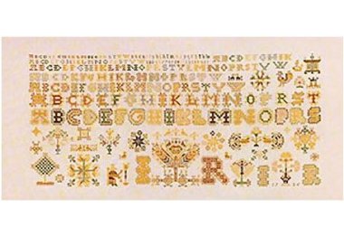 39-9412 Sampler. Набор для вышивания крестом PERMIN 39-9412 Sampler. Набор для вышивания крестом PERMIN