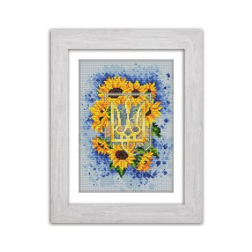 N052 Символ України. Набір для вишивки хрестом Кольорова - 1