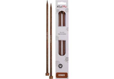 спицы для вязания 31170 Спицы прямые Ginger KnitPro, 30 см, 6.50 мм