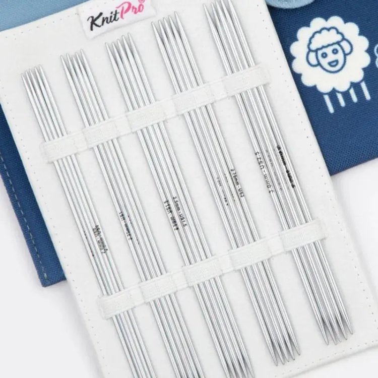 10628 Набір шкарпеткових спиць Deluxe Nova Metal KnitPro 15 см - 2