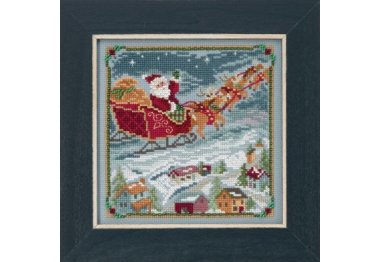 вышивка гладью MH171834 Всем спокойной ночи. Набор для вышивки в смешанной технике Mill Hill