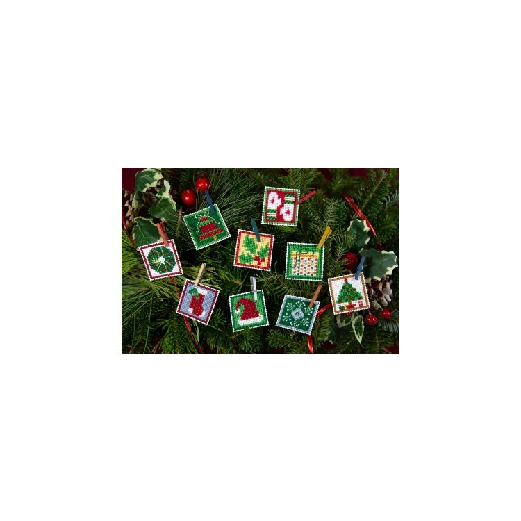 MH191912 Набор 2. Набор для вышивки в смешанной технике Mill Hill - 1