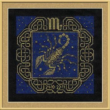 1208 Скорпион. Набор для вышивки крестом Риолис - 1