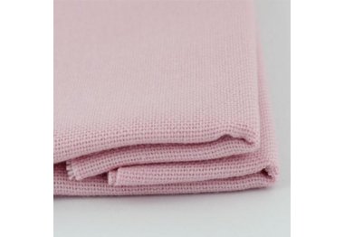  Тканина для вишивання ТПК-190-1 2/43 Онікс (домоткане полотно №30), рожева цукерка, 48% бавовна, 52 п/е, 50*50см