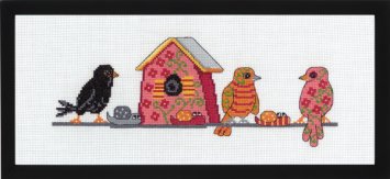 92-7348 Гніздо. Набір для вишивання хрестом PERMIN - 1