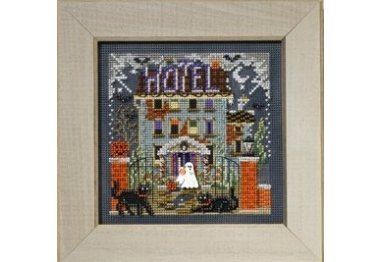 вышивка гладью MH148201 Отель с привидениями. Набор для вышивки в смешанной технике Mill Hill