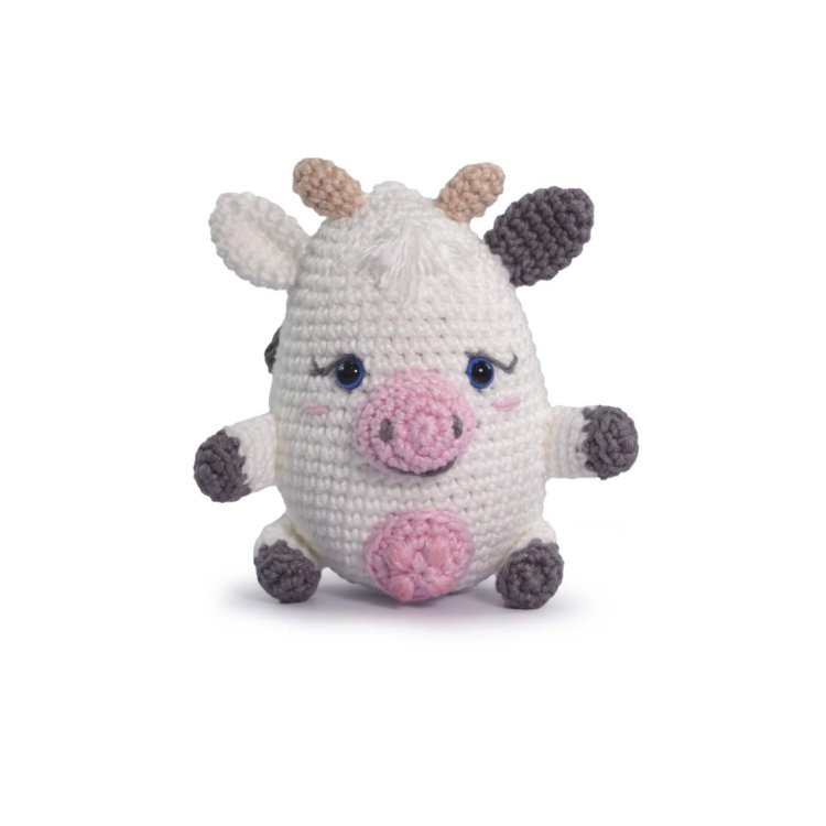 5 AMIGURUMI KIT - FARM Cow. Набір для в'язання іграшки - 2