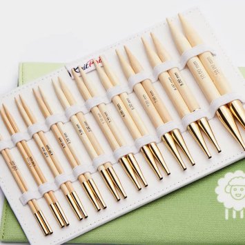 22553 Набор съемных круговых спиц Deluxe Bamboo KnitPro - 2