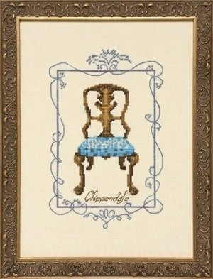 NC177 Chippendale//Чиппендейл. Схема для вышивки крестиком на бумаге Nora Corbett - 1 NC177 Chippendale//Чиппендейл. Схема для вышивки крестиком на бумаге Nora Corbett - 1