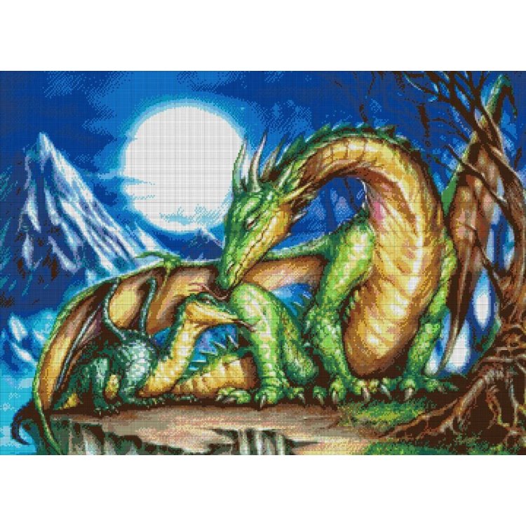 35-3168-НЛ Легенда про дракона. Набір для вишивання бісером ТМ Токарєва А. - 1