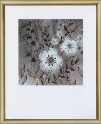 КС-063 Кришталеві квіти Набір картина стразами - 1