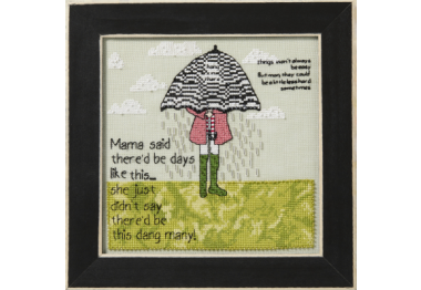 вышивка гладью CG302411 Мама говорила. Набор для вышивки в смешанной технике Mill Hill