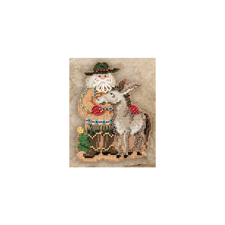 MH201301 Пустельний Санта. Набір для вишивки в змішаній техниці Mill Hill - 1