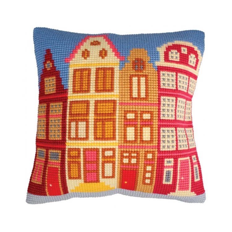 5225 Houses. Набір для вишивки хрестиком Collection D'Art - 1