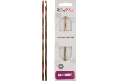 крючки для вязания 20701 Крючок вязальный односторонний Symfonie Wood KnitPro, 15 см, 3.00 мм крючки для вязания 20701 Крючок вязальный односторонний Symfonie Wood KnitPro, 15 см, 3.00 мм