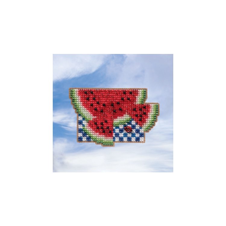 MH181914 Кавун. Набір для вишивки в змішаній техніці Mill Hill - 1