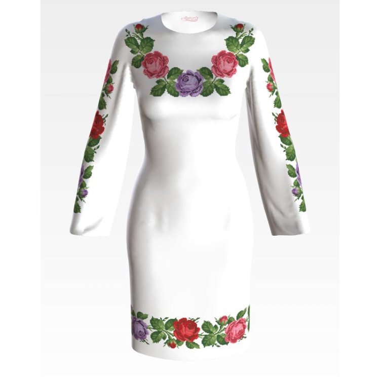 Платье женское (заготовка для вышивки) ПЛ-027 - 1
