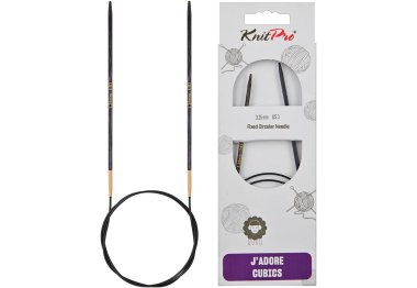 спицы для вязания 19052 Спицы круговые J'adore Cubics KnitPro 60 см, 3.25мм спицы для вязания 19052 Спицы круговые J'adore Cubics KnitPro 60 см, 3.25мм